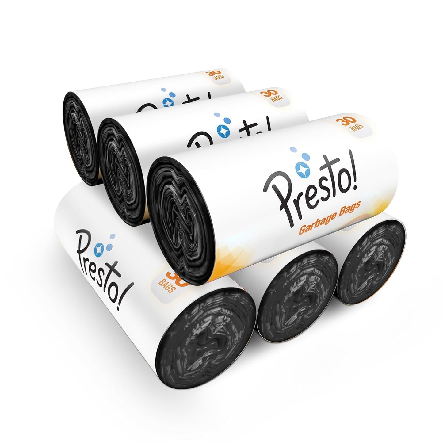Presto! Durable Medium Garbage Bags